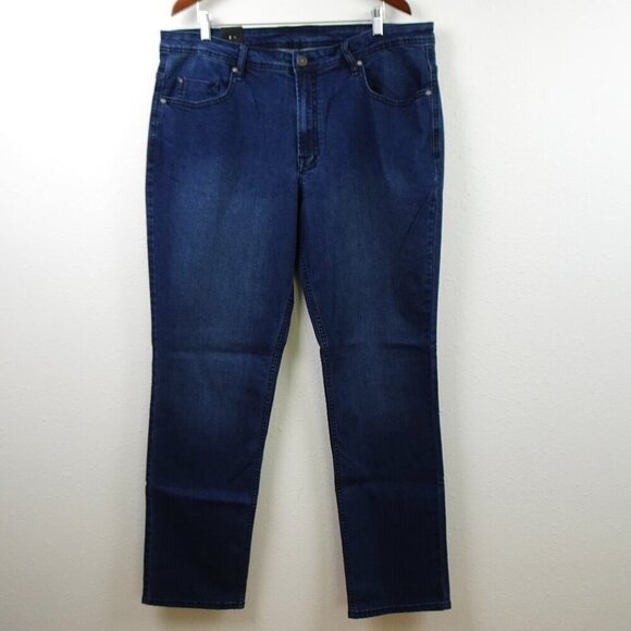 Buffalo David Bitton Slim Jeans Men's Size 40x34 Blue Denim Stretch - Picture 1 of 9